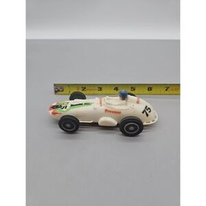 Vintage 1964 White Eldon Roadster Racing Indy Slot Car 1/32 Scale Untested